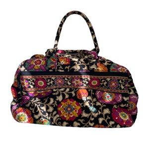 VERA BRADLEY Duffle Travel Bag Paisley Large